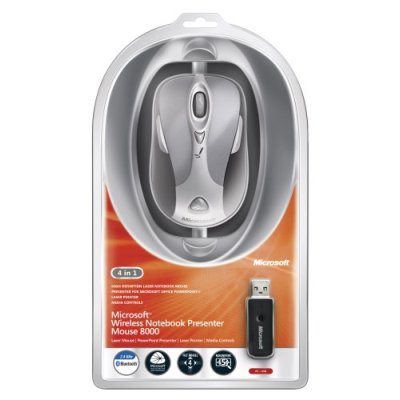 Microsoft Wireless Notebook Presenter Mouse 8000 (9DR-00007) Microsoft Corporation Артикул: 9DR-00007 инфо 738c.
