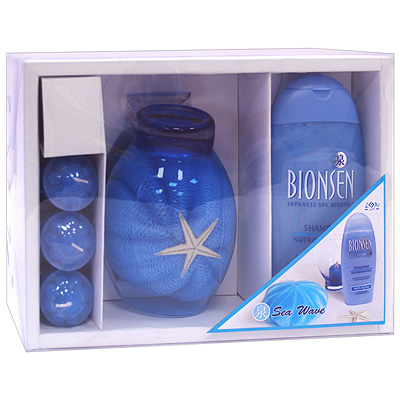 Подарочный набор "Bionsen" Шампунь, подсвечник, свечи, мочалка для душа см Производитель: Италия Товар сертифицирован инфо 2623d.